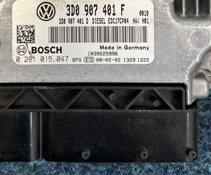 VW, 0281015047, 0 281 015 047, 3D0907401F, 3D0 907 401 F, 3D0907401D, 3D0 907 401 D, EDC17CP04