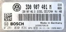Plug & Play Bosch Engine ECU, VW Phaeton 3.0 TDI, 0281030834, 0 281 030 834, 3D0907401M, 3D0 907 401 M, EDC17CP04