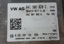 Bosch Engine ECU, VW Up! 1.0, 0261S07155, 0 261 S07 155, 04C906020D, 04C 906 020 D