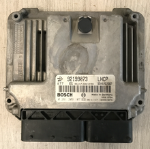 Bosch Engine ECU, Vauxhall - Opel, 0261209107, 0 261 209 107, 92199073, LHCP