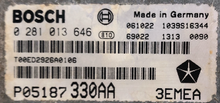 CHRYSLER Commander 3.0 CRD 4X4, 0281013646, 0 281 013 646, P05187330AA, P05187 330AA,, 1039S16344