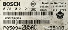 Chrysler, 0261012121, 0 261 012 121, P05094285AC, HB5AA0