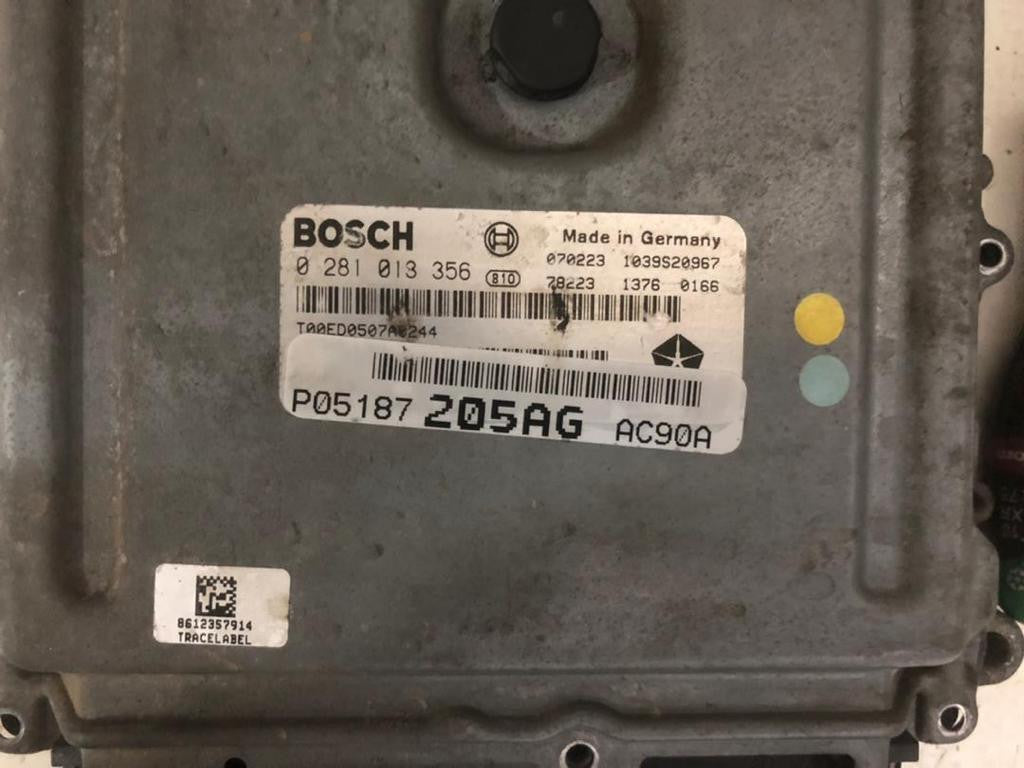 Chrysler, 0281013356, 0 281 013 356, P05187205AG, P05187 205AG, 1039S20967