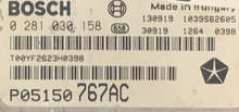 Bosch Engine ECU, Chrysler, 0281030158, 0 281 030 158, P05150767AC, P05150 767AC, 1039S62605