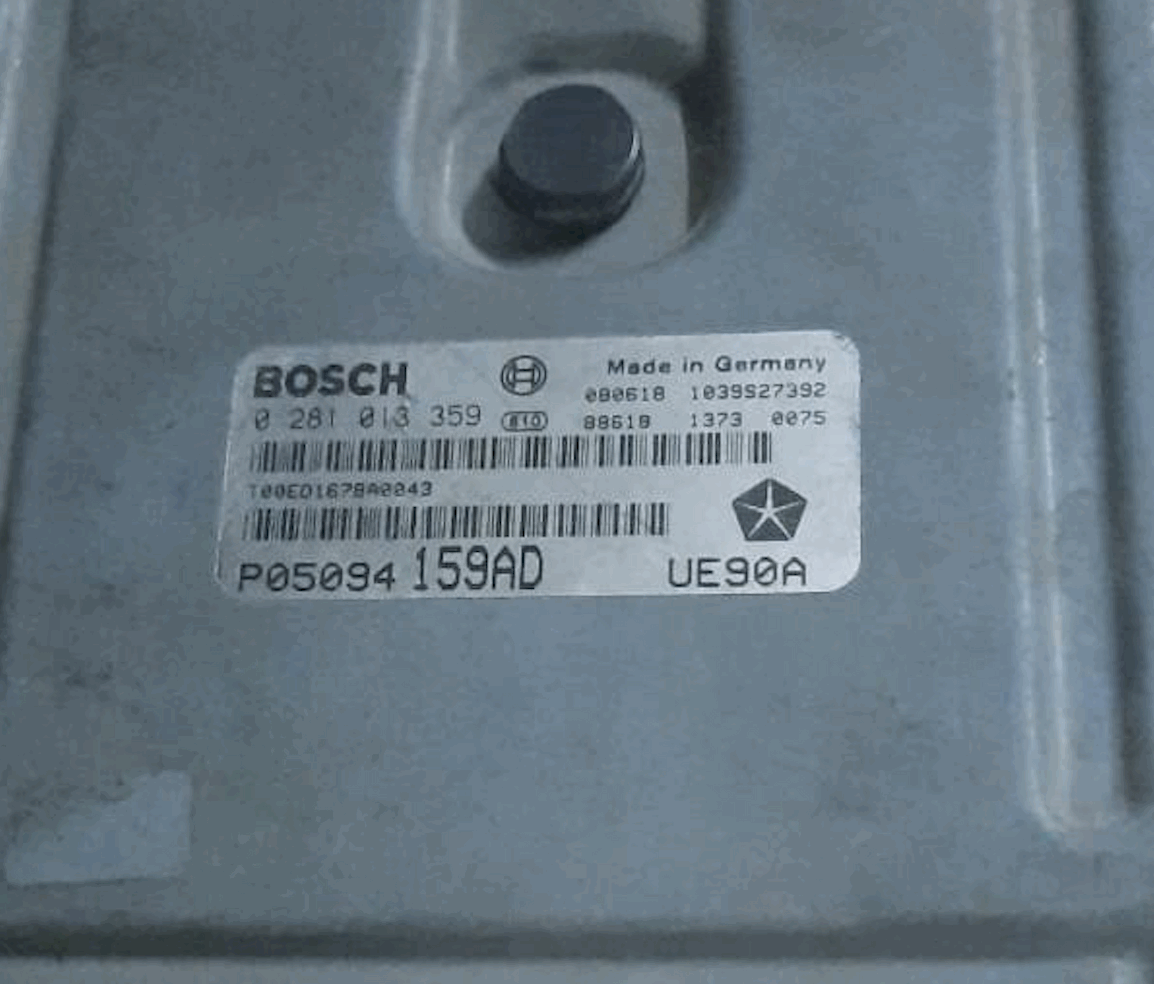 Chrysler Cherokee 2.8 CRD 4X4, 0281013359, 0 281 013 359, P05094159AD, P05094 159AD, 1039S27392