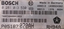 Chrysler Grand Voyager 2.8 CRD, 0281013530, 0 281 013 530, P05187070AH, P05187 070AH