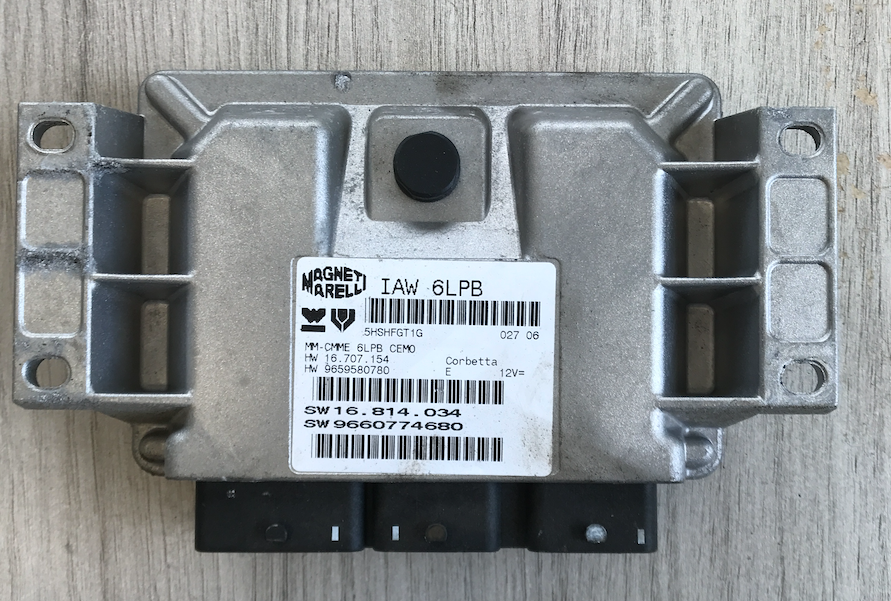 Citroen/Peugeot, IAW 6LPB, HW 16.707.154, HW 9659580780, SW 16.814.034, SW 9660774680