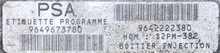 Citroen Peugeot, S2PM-382, 9642222380, 21584105-9, 9649673780, IND A