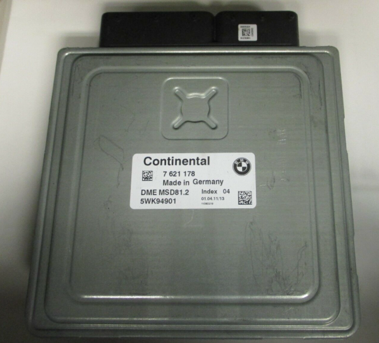 BMW, Continental Engine ECU, BMW, 7621178, 7 621 178, DME MSD81.2, INDEX 04, 5WK94901