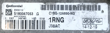 Continental Engine ECU, Ford Fiesta 1.25, EMS2102, J38AC, S180047053G, S180047053 G, C1BG12A650NG, C1BG-12A650-NG, 1RNG