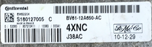 Continental Engine ECU, Ford Focus 1.6, 4XNC, BV61-12A650-AC, BV6112A650AC, S180127005 C, S180127005C, EMS2204