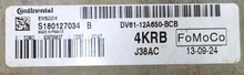 Continental Engine ECU, Ford Focus 1.6, S180127034B, S180127034 B, DV6112A650BCB, DV61-12A650-BCB, 4KRB, EMS2204, J38AC