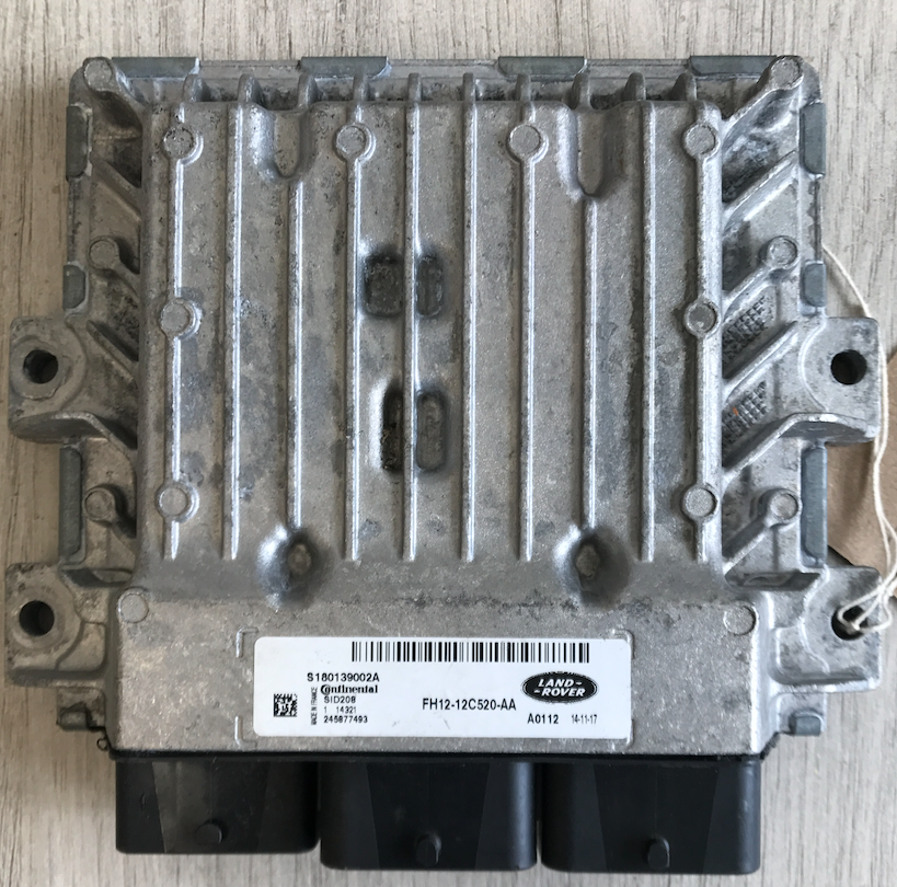 Continental Engine ECU, Land Rover, S180139002A, S180139002 A, FH1212C520AA, FH12-12C520-AA, SID208
