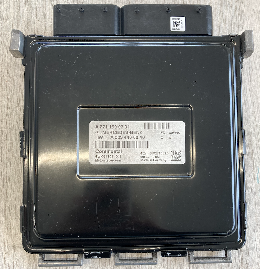 Continental Engine ECU, Mercedes, A2711500391, A 271 150 03 91, A0034468840, A 003 446 88 40, 5WK9130101, 5WK91301 01, SIM 271DE2.0