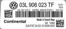 Continental Engine ECU, Seat, 03L906023TF, 03L 906 023 TF, 03L907425C, 03L 907 425 C, DIESEL SIMOS PRC2.1