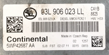 Skoda, 03L906023LL, 03L 906 023 LL, 03L906023LK, 03L 906 023 LK, 5WP42687AA, 5WP42687 AA, DIESEL SIMOS PCR2.1