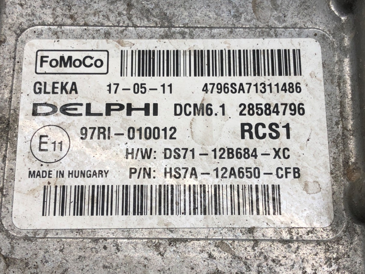 Play Delphi Engine ECU, Ford, DCM6.1, 28584796, DS7112B684XC, DS71-12B684-XC, HS7A12A650CFB, HS7A-12A650-CFB, RCS1