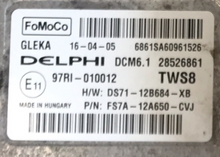 DCM6.1, 28526861, DS7112B684XB, DS71-12B684-XB, FS7A12A650CVJ, FS7A-12A650-CVJ, TWS8