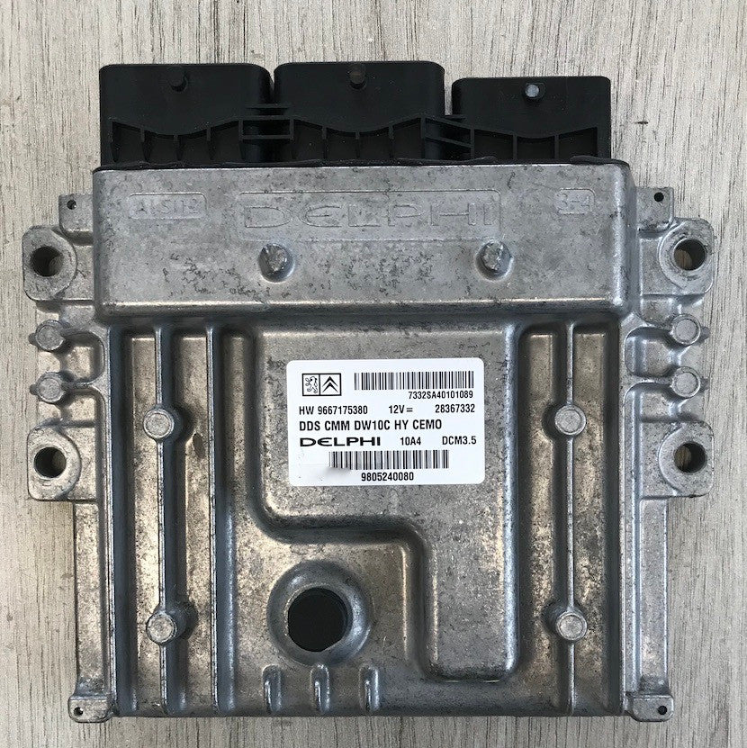 Delphi Engine ECU, Peugeot, Citroen, 28367332, HW 9667175380, 9805240080, DCM3.5