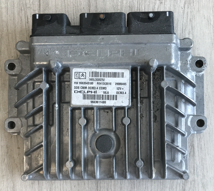 Delphi Engine ECU, Peugeot / Citroen, HW 9663548180, R0413C001E, 28080465, 9663611480, DCM 3.4
