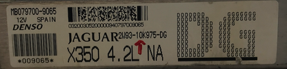 Denso Engine ECU, Jaguar, MB079700-9065, MB0797009065, 2W9310K975DG, 2W93-10K975-DG, DG, X350 4.2L NA