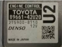 Denso Engine ECU, Toyota Rav 4, 89661-42U20, MB275900-B710, 12V, U2