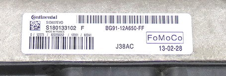 Plug & Play Continental Engine ECU, Ford, SID807EVO, S180133102F, S180133102 F, BG91-12A650-FF, J38AC