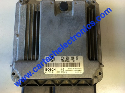 VW Touran 2.0 TDI, 0281011906, 0 281 011 906, 03G906016BQ, 03G 906 016 BQ
