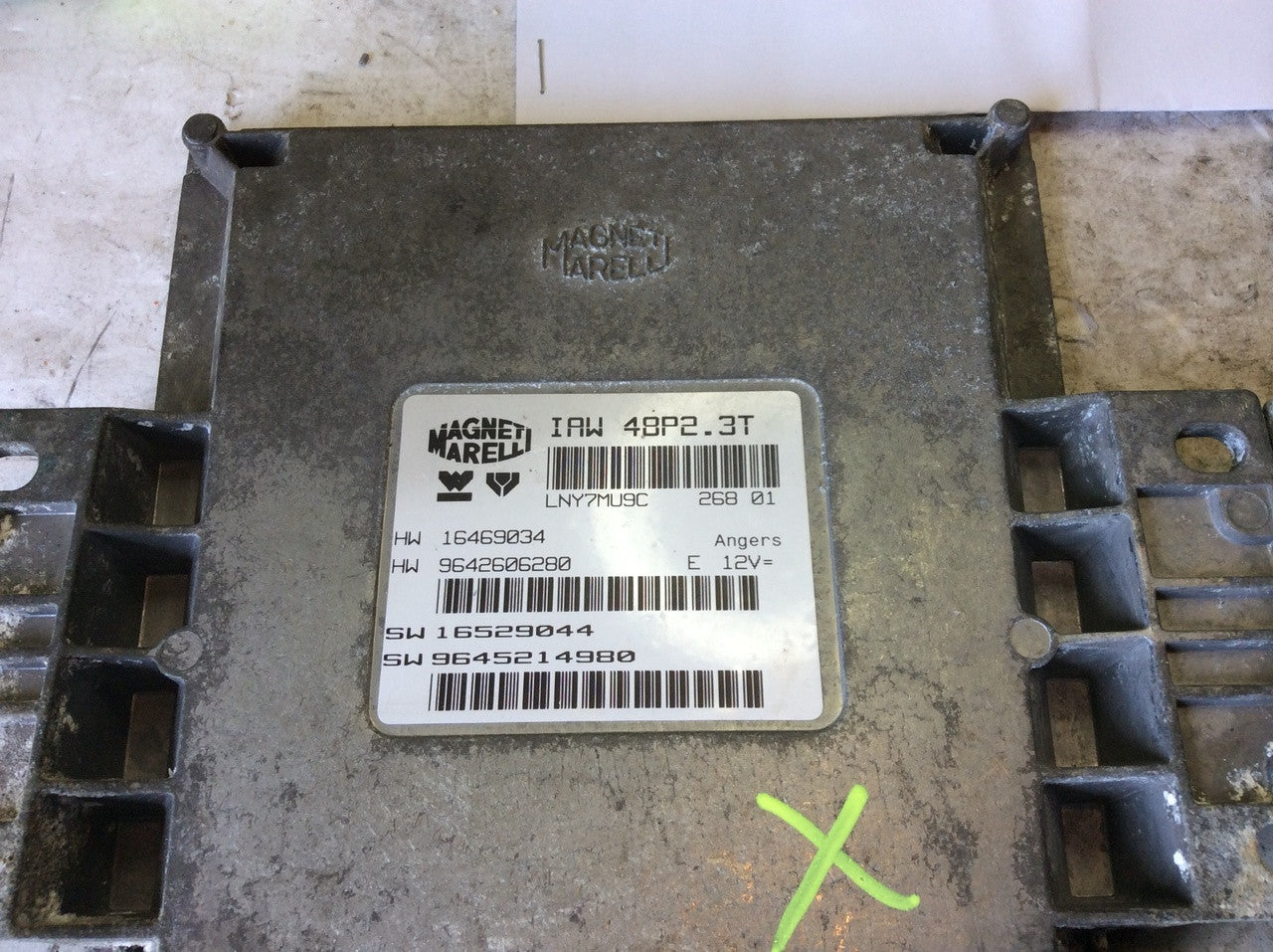 IAW 48P2.3T, HW 16469034, HW9642606280, SW 16529044, SW 9645214980