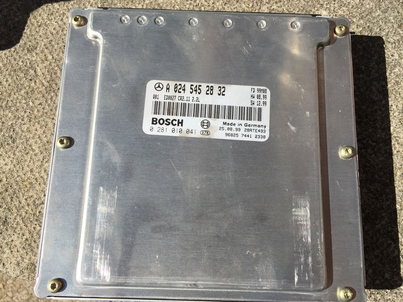 Mercedes-Benz E220 CDI, CR2.11 2.2L, 0281010041, 0 281 010 041, A0245452832, A 024 545 28 32