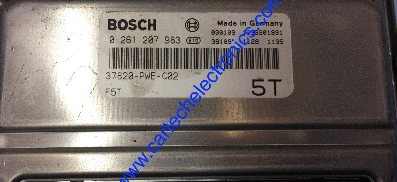 Bosch Engine ECU, Honda, 0261207983, 0 261 207 983, 37820-PWE-G02
