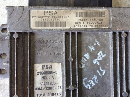 PSA, S2000-2B, 9644235880, 9644625680-00, 21646659-5, IND A