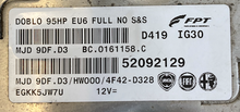 FPT Engine ECU, Fiat, MJD9DF.D3, MJD 9DF.D3, BC0161158C, BC.0161158.C, 52092129