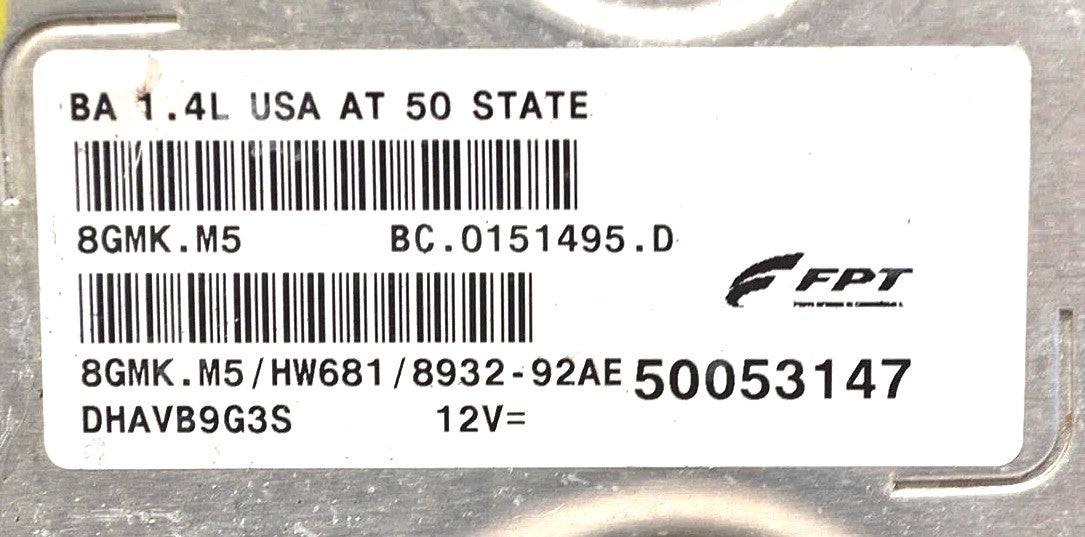 Plug & Play Magneti Marelli Engine ECU, 50053147, 8GMK.M5, BC0151495D, BC.0151495.D, HW681