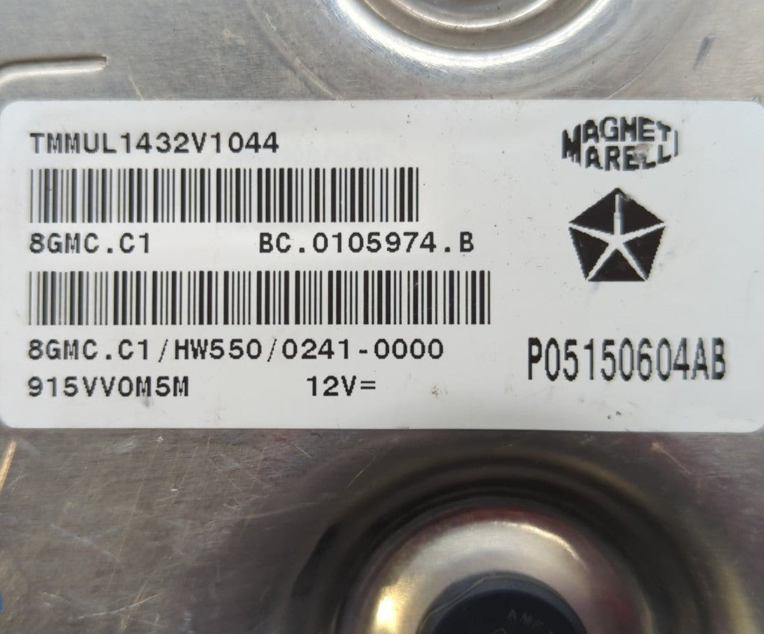 Fiat, 8GMCC1, 8GMC.C1, P05150604AB, BC0105974B, BC.0105974.B, HW550