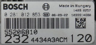 Fiat Croma 1.9, Doblo 1.9, 0281012853, 0 281 012 853, 55206810, 1039S14680