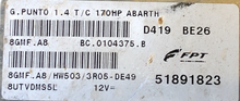 8GMFA8, 8GMF.A8, 51891823, BC0104375B, BC.0104375.B, HW503