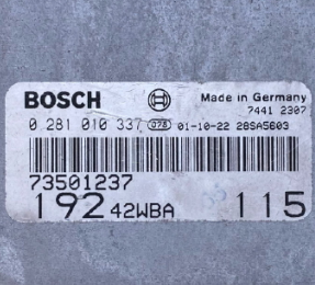 Fiat Stilo 1.9 JTD, 0281010337, 0 281 010 337, 73501237