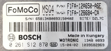 Ford Focus 1.0, 0261S12870, 0 261 S12 870, F1FA12A650ASE, F1FA-12A650-ASE, F1FA12B684CA, F1FA-12B684-CA, 1039S82969, MSG4 