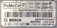 Ford, 0261S18423, 0 261 S18 423, H1DA-12A650-AB, F1FA-12B684-AEB, PFC1, 1039T06742