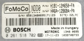 Ford, 0261S18702, 0 261 S18 702, H1B112A650FA, H1B1-12A650-FA, HA6A12B684PA, HA6A-12A684-PA, NDD0, DZL7C