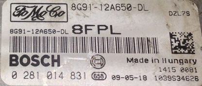 Ford, 0281014831, 0 281 014 831, 8G9112A650DL ,8G91-12A650-DL, 8FPL