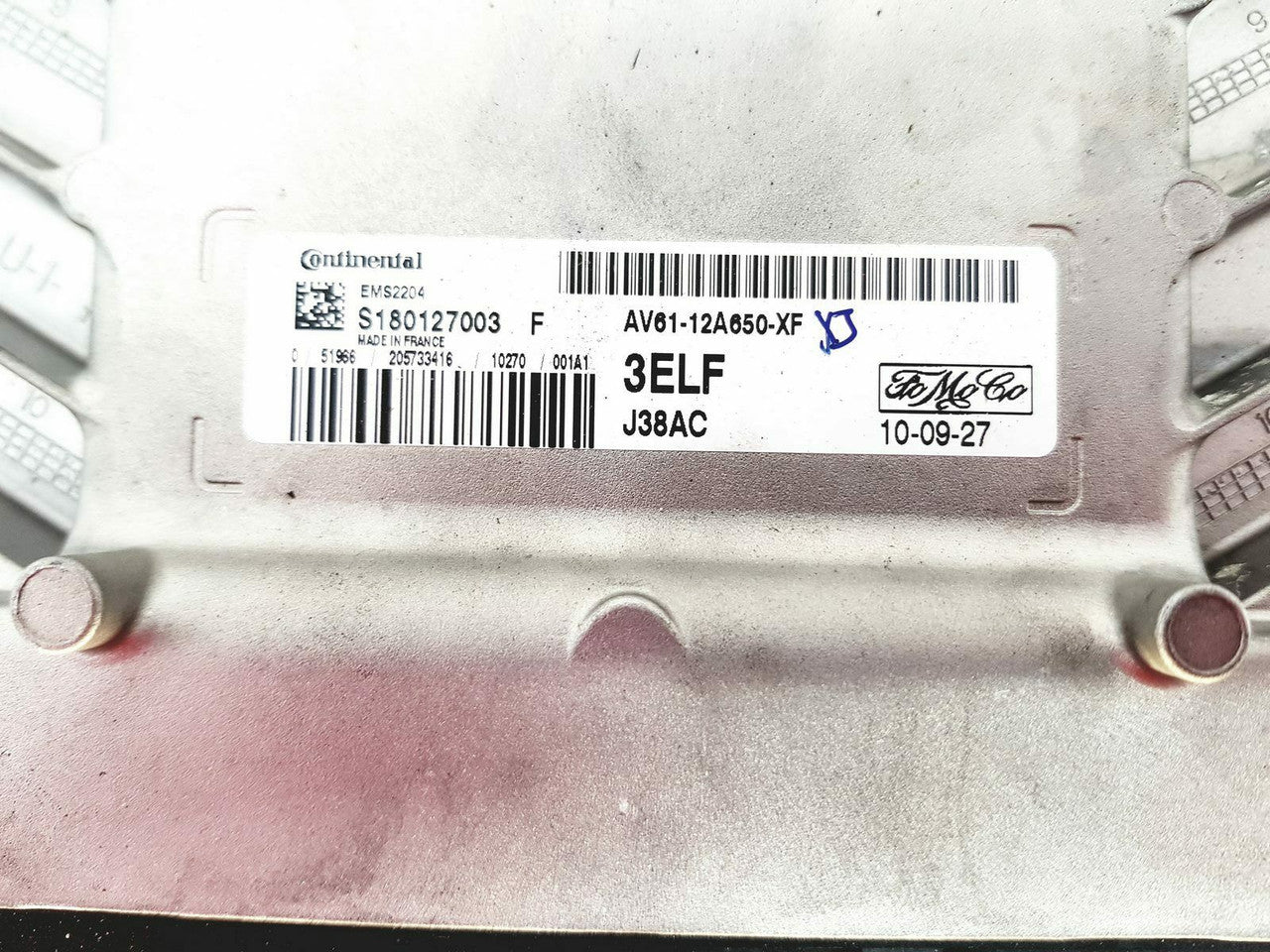 Ford , 3ELF, AV61-12A650-XF, EMS2204, J38AC, S180127003F