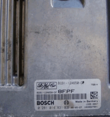 Ford C Max 2.2CDTi, 0281014831, 0 281 014 831, 8G91-12A650-DF, 8FPF, 1039S27801