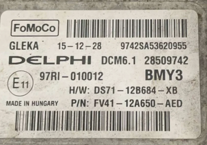 DCM6.1, 28509742, DS71-12B684-XB, DS7112B684XB, FV41-12A650-AED, FV4112A650AED, BMY3