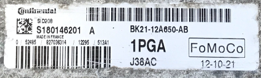 S180146201A, S180146201 A, BK2112A650AB, BK21-12A650-AB, 1PGA, SID208, FoMoCo
