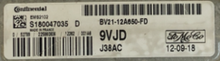 Ford Fiesta 1.2, EMS2102, J38AC, S180047035D, S180047035 D, BV21-12A650-FD, 9VJD