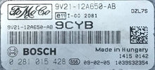 Ford Fiesta 1.6TDCi, 0281015428, 0 281 015 428, 9V21-12A650-AB, 9CYB