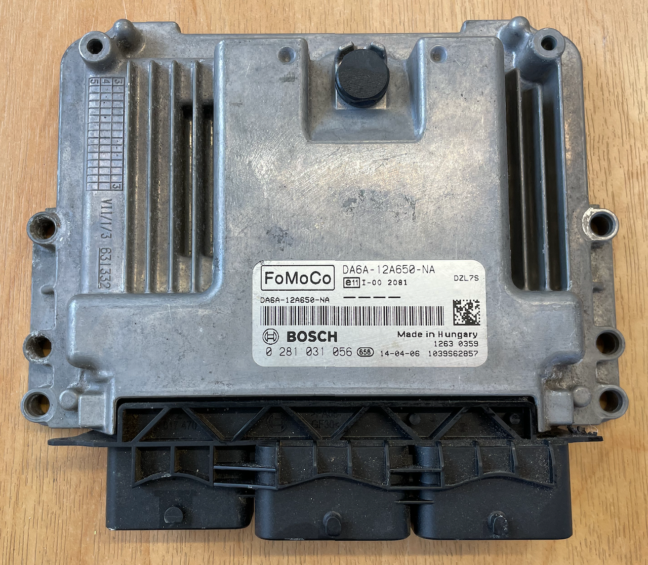 Ford Fiesta 1.6, 0281031056, 0 281 031 056, DA6A12A650NA, DA6A-12A650-NA