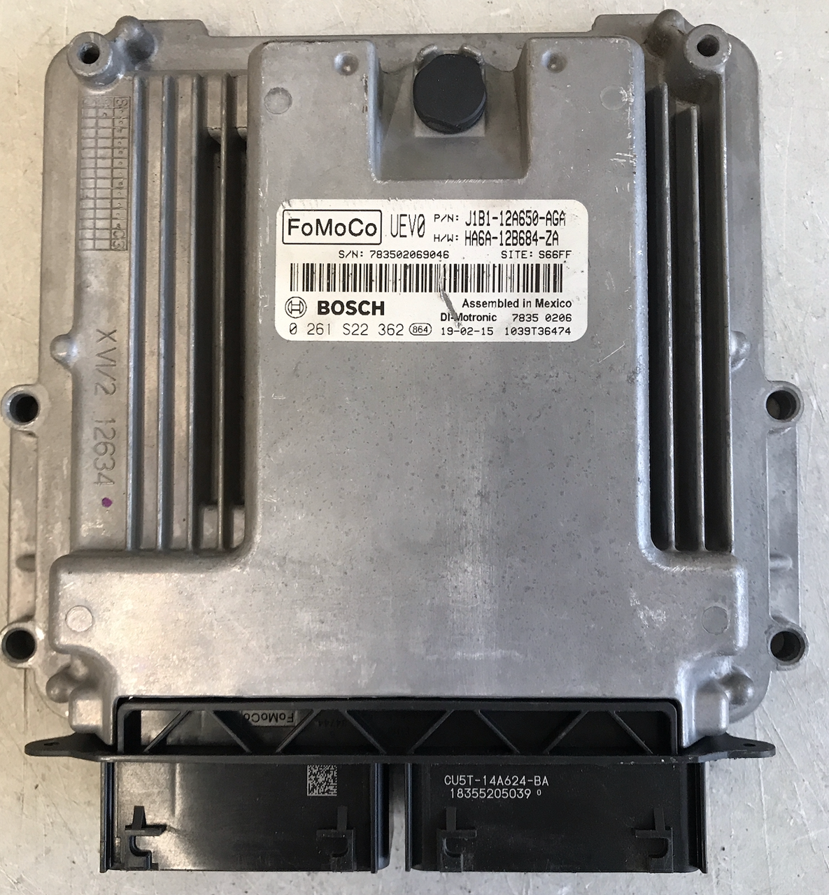 Ford, FoMoCo, 0261S22362, 0 261 S22 362, J1B1-12A650-AGA, HA6A-12B684-ZA, 1039T36474, UEV0